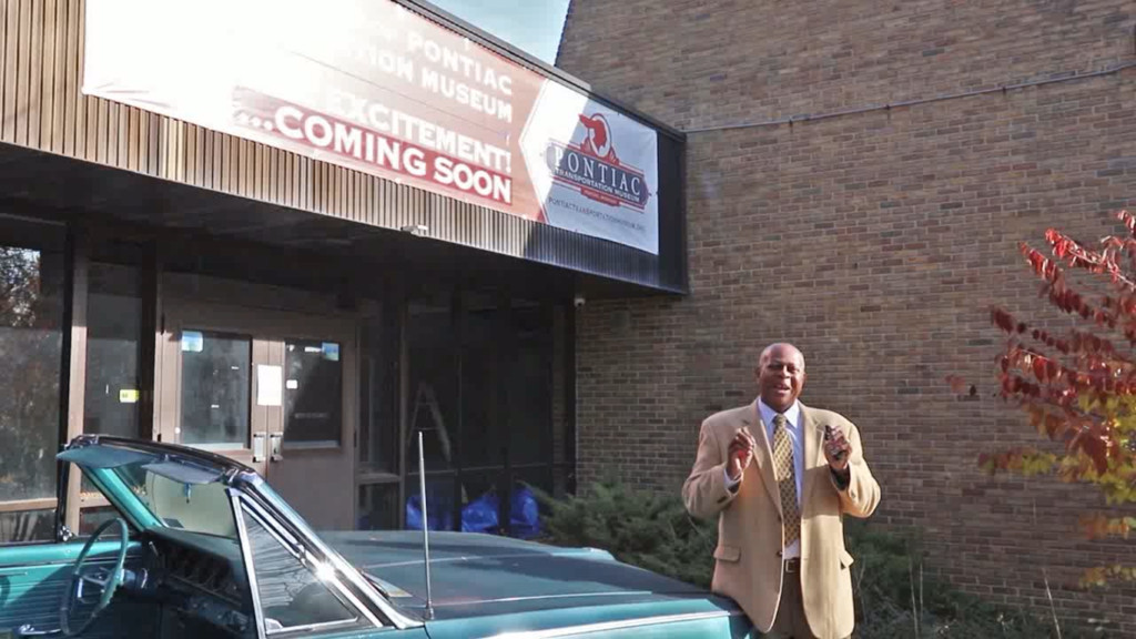 Pastor Jones video thumbnail promoting Pontiac Transportation Museum importance