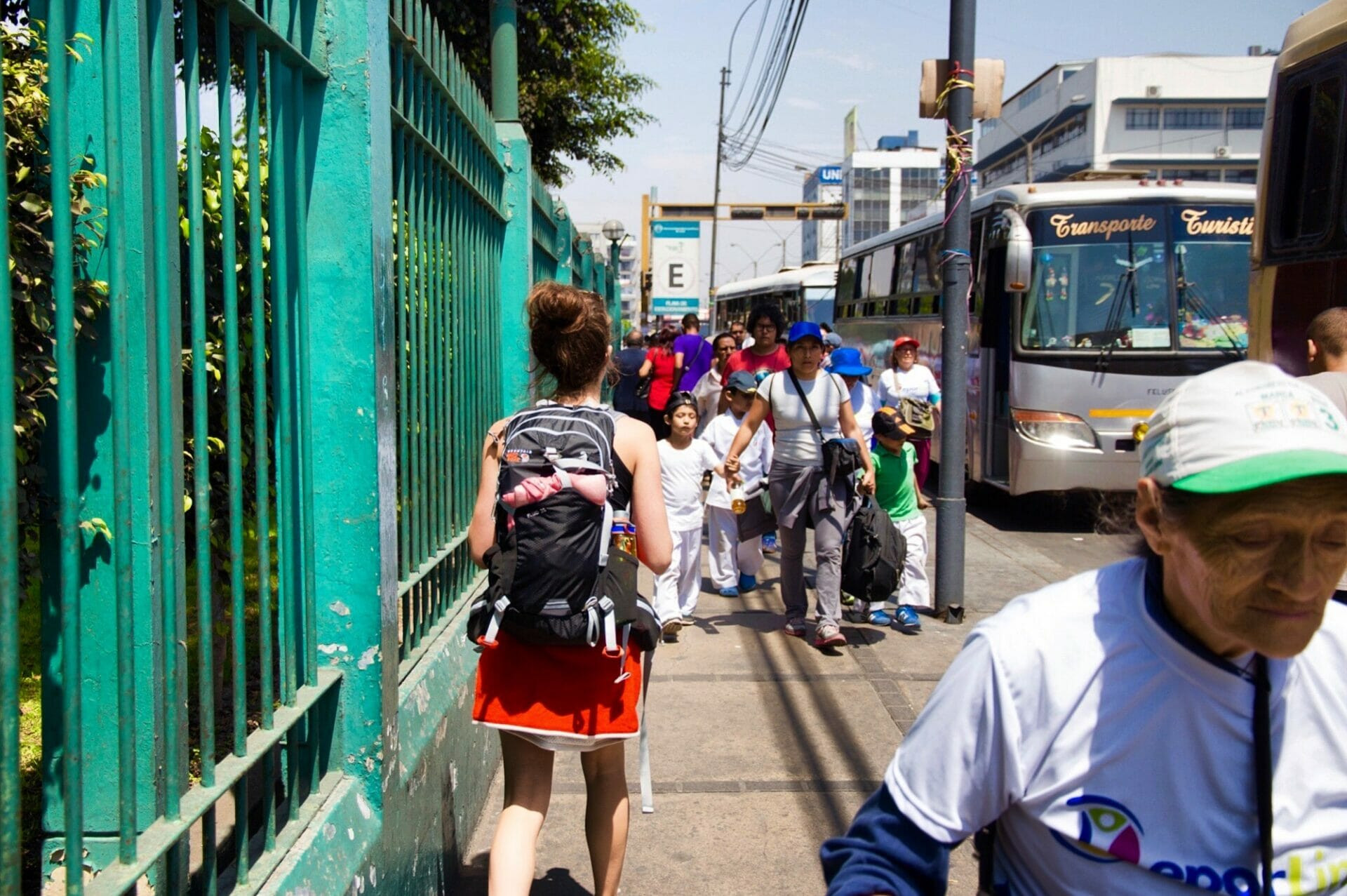 Busy Lima Streets - Avoiding Bus Terminal Hassle