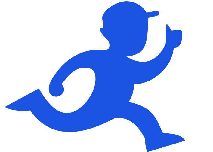 silhouette, running