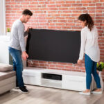 Photographing the back of a TV before disconnecting cables