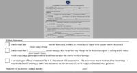 Animal behavior attestation section on the DOT Service Animal Air Transportation Form