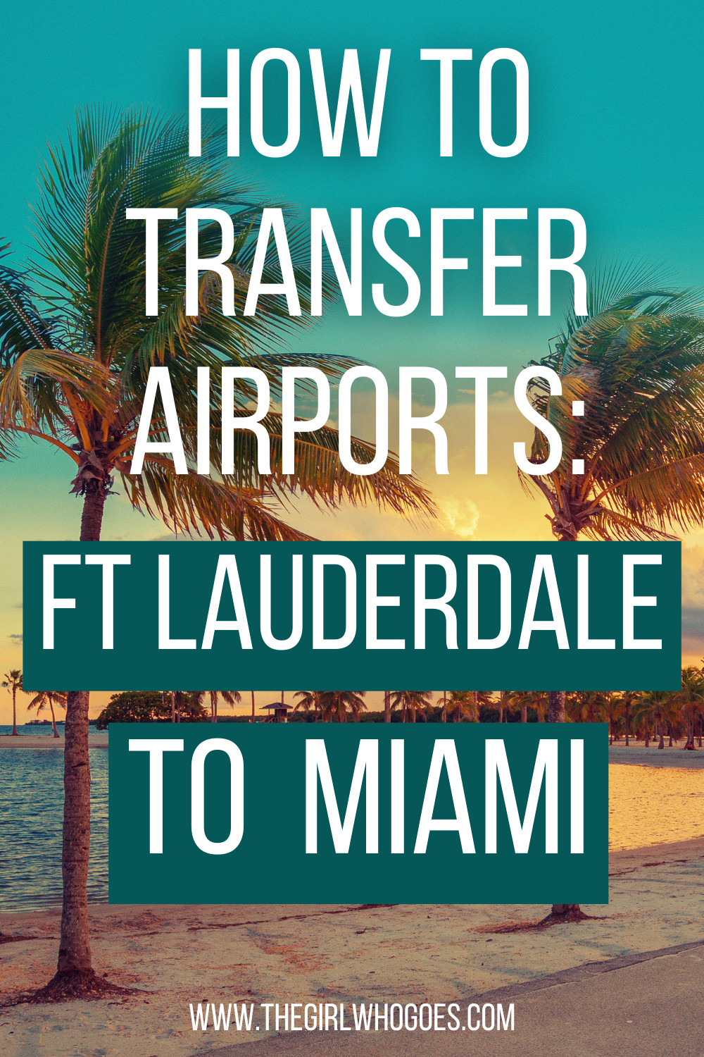 fort lauderdale to miami pin