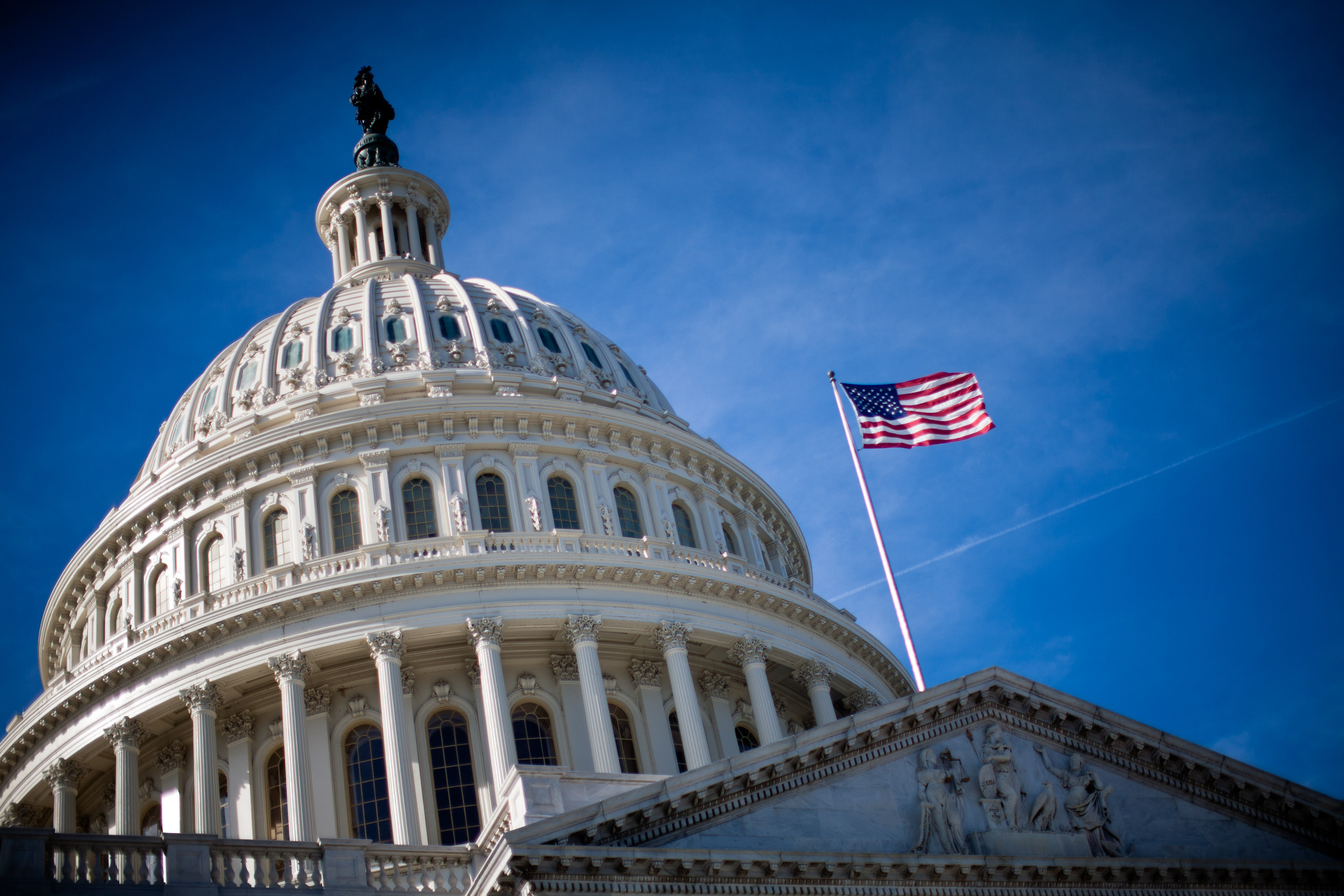 The US Capitol Building, symbolizing the political processes that influence public transportation funding and policy.