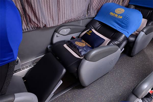 VIP Seats on Cruz del Sur Public Bus