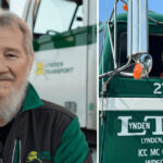 Veteran Lynden Drivers John Schank (left) and Fred Austin (right) behind the wheel