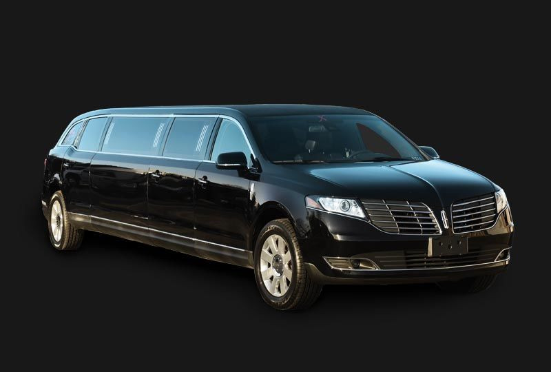 Sleek black Lincoln stretch limo, perfect for smaller groups seeking luxury transportation