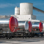 bitumen tankers in the sun