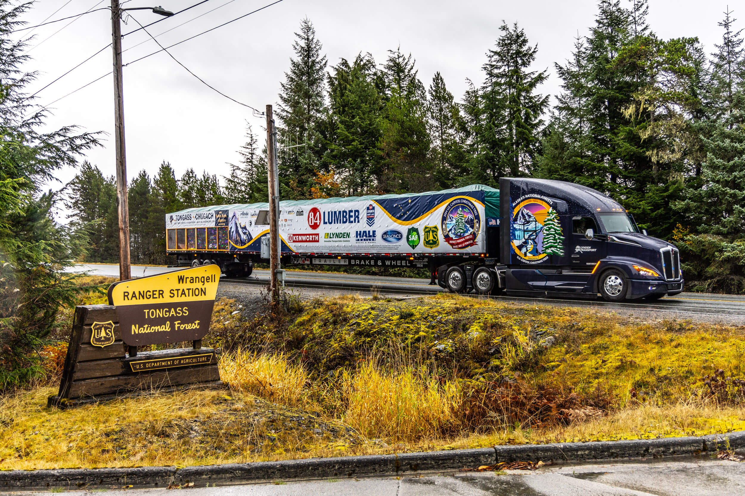 The 2024 U.S. Capitol Christmas Tree began its journey in the Tongass National Forest near Wrangell, Alaska.