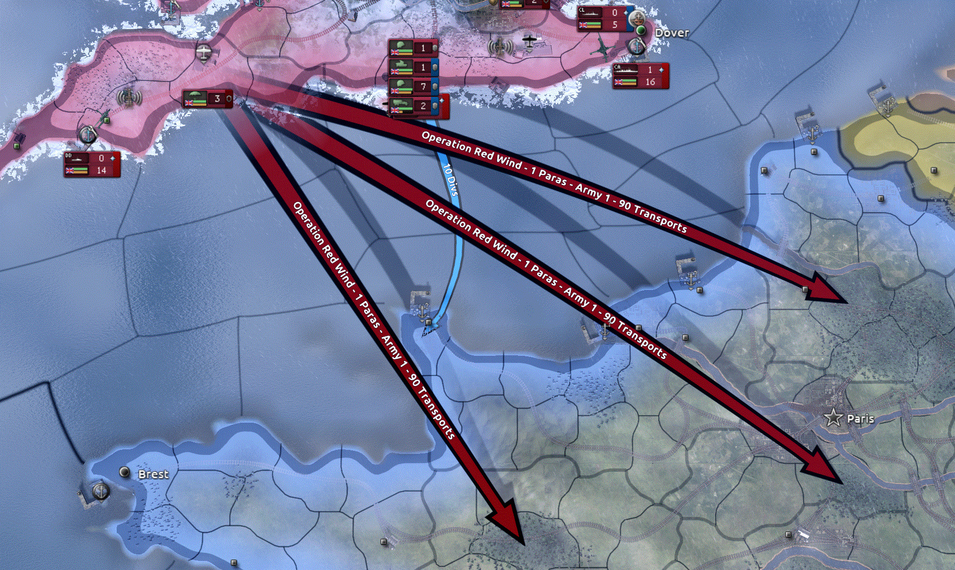Paratroopers in Hearts of Iron IV