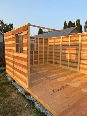 how to take down a shed and rebuild it