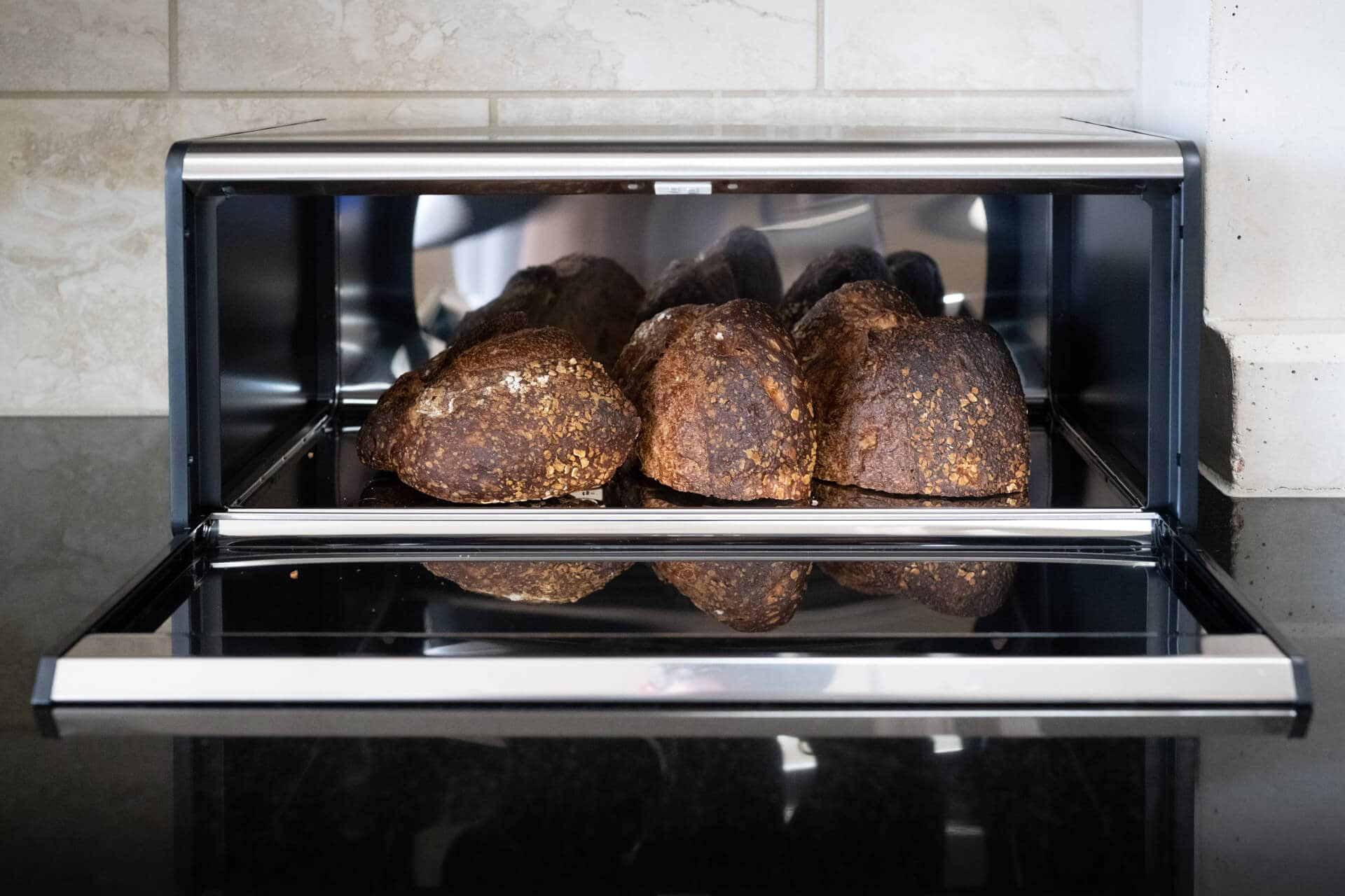 Sourdough in a breadbox