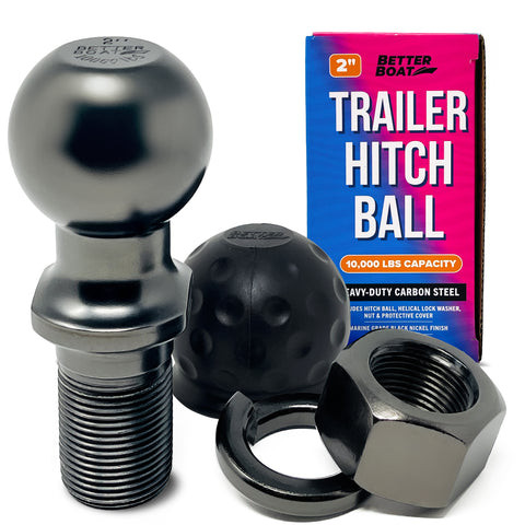 Trailer hitch ball for parking