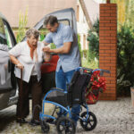 Lightweight Foldable Transport Wheelchair for Adults